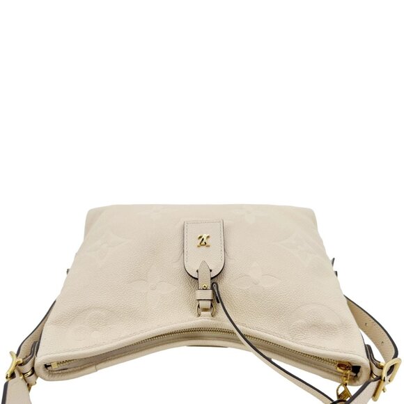 Louis Vuitton Carryall PM Monogram Empreinte Leather Shoulder Bag Off White - Picture 7 of 15